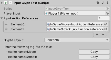 TMPro glyph settings